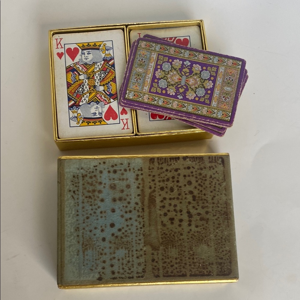 Vintage Congress playing cards double deck